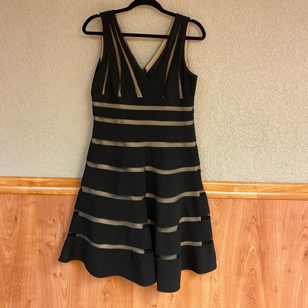 V front and back short formal dress